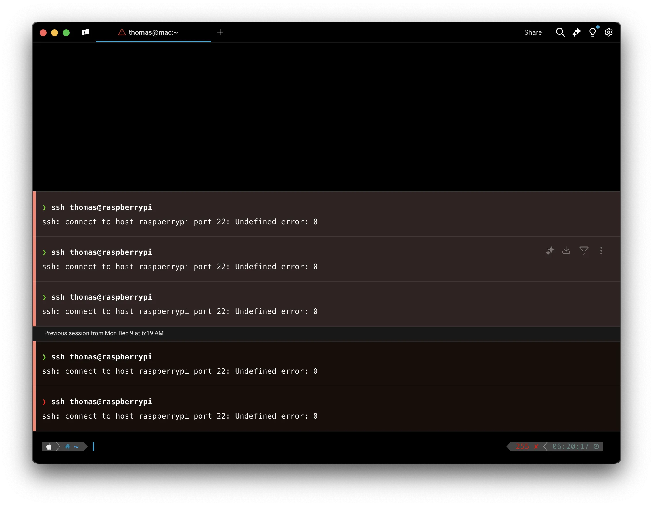 macOS SSH permission error
